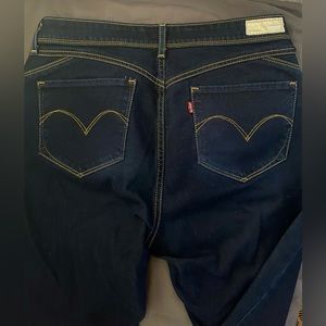 Levi’s bold curve skinny dark denim